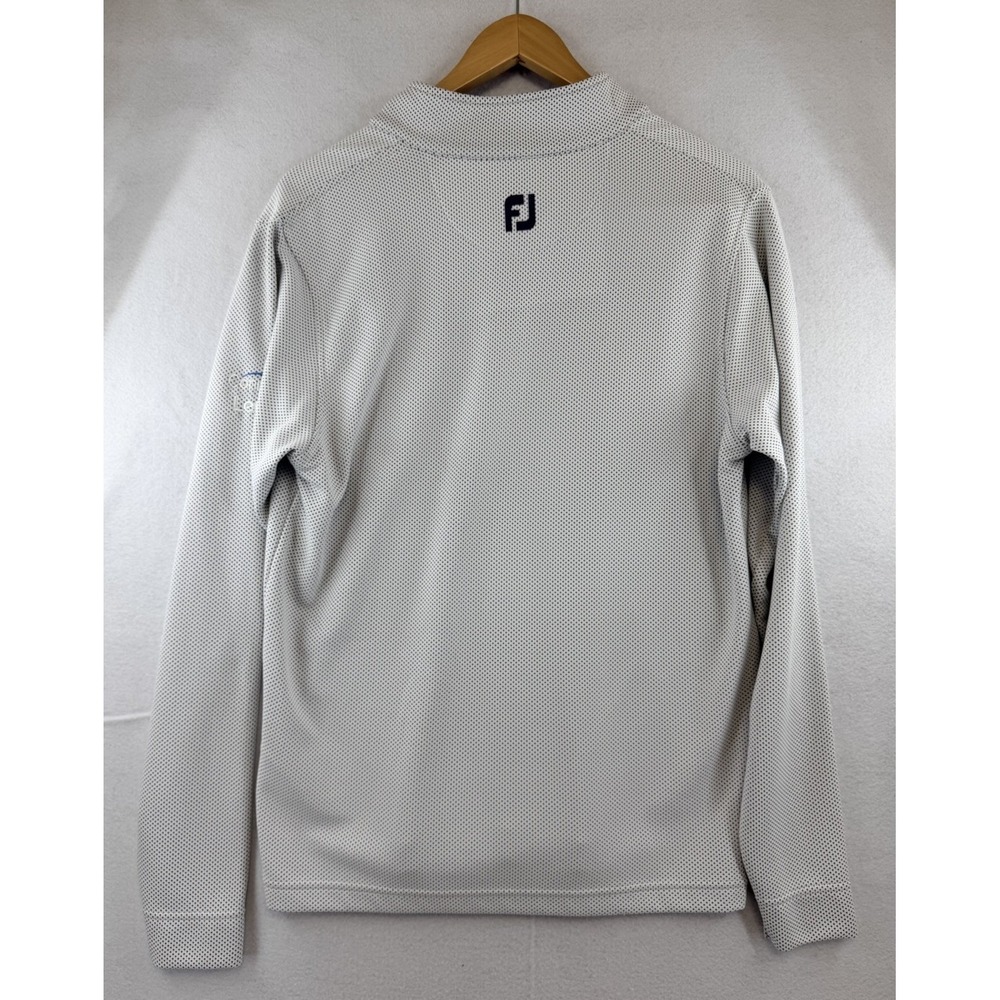 FootJoy ThermoSeries Golf Mid-Layer Pullover Men S Polka Dot Quarter Zip 1515671 - Picture 4 of 9